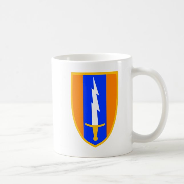 1st Signal Brigade Shoulder Patch Coffee Mug (Right)