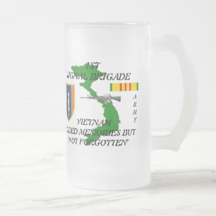 1st Signal Vietnam Frosted Mug