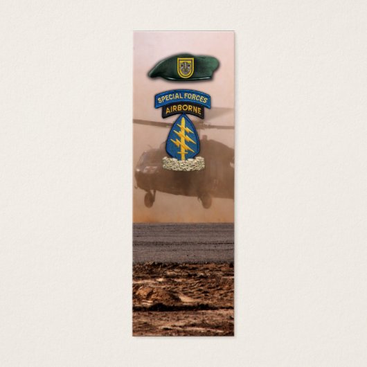 1st Special Forces Green Berets Flash Bookmarkers (Front)