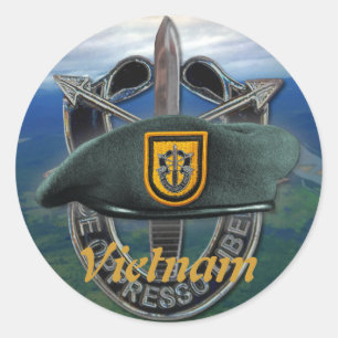 1st Special forces Green Berets group nam Sticker