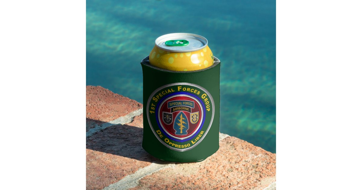 US Army Metal 12 Ounce Can Cooler Koozie