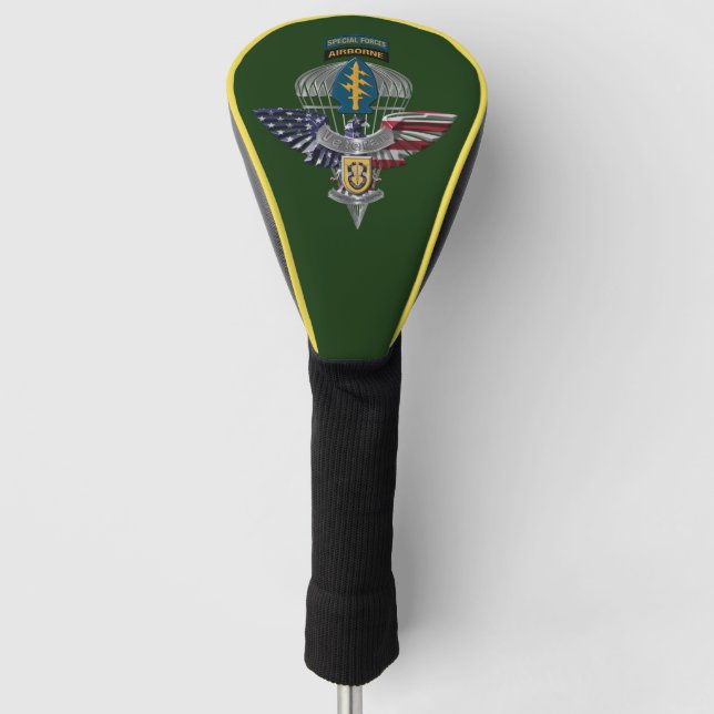1st Special Forces Group (Airborne) Eagle  Golf Head Cover (Front)