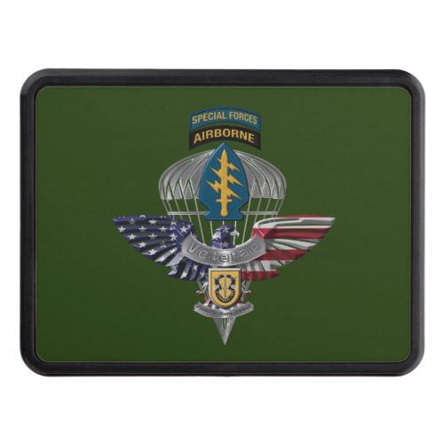 1st Special Forces Group Airborne Eagle Hitch Cover