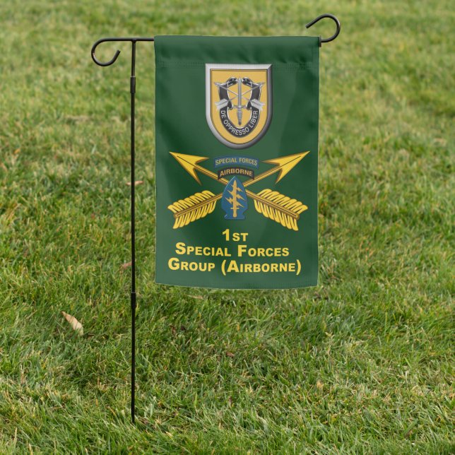 1st Special Forces Group (Airborne) Garden Flag (In SItu)