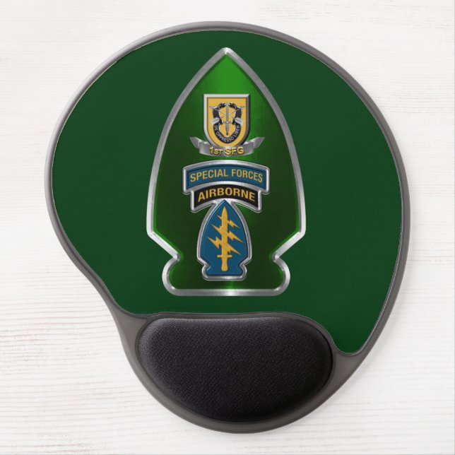 1st Special Forces Group Airborne  Gel Mouse Pad (Front)