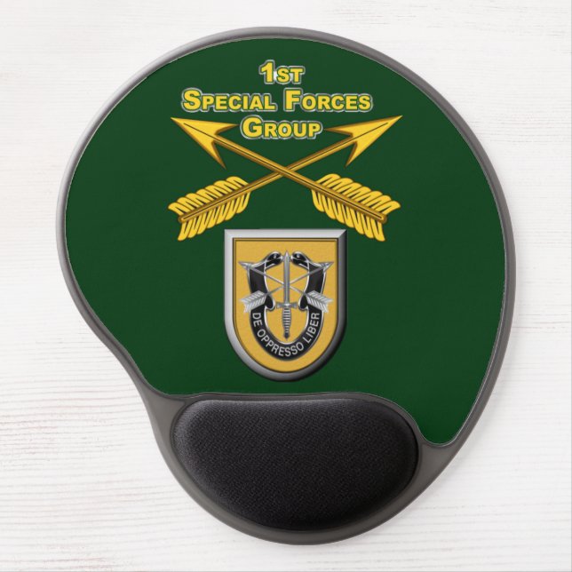 1st Special Forces Group Airborne  Gel Mouse Pad (Front)