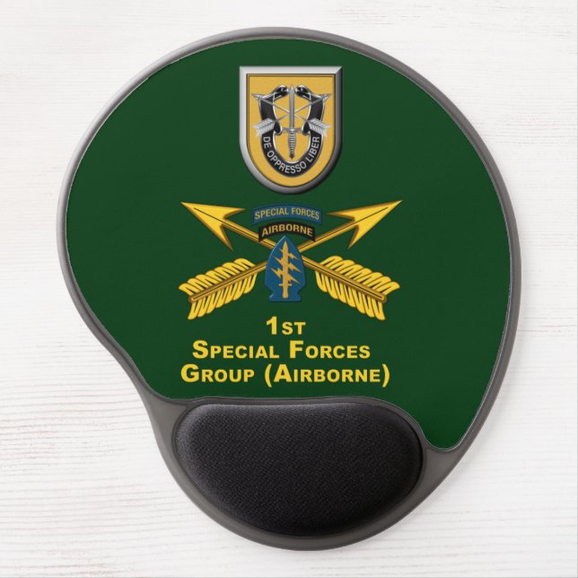 1st Special Forces Group Airborne  Gel Mouse Pad (Front)