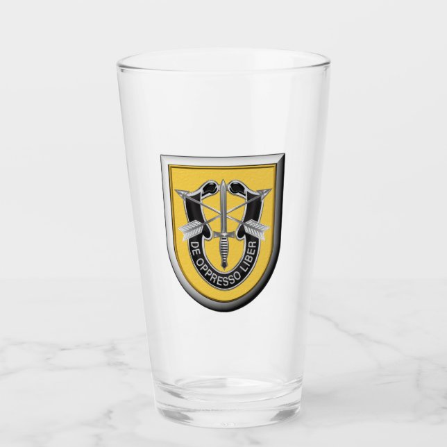 1st Special Forces Group (Airborne) Glass (Front)