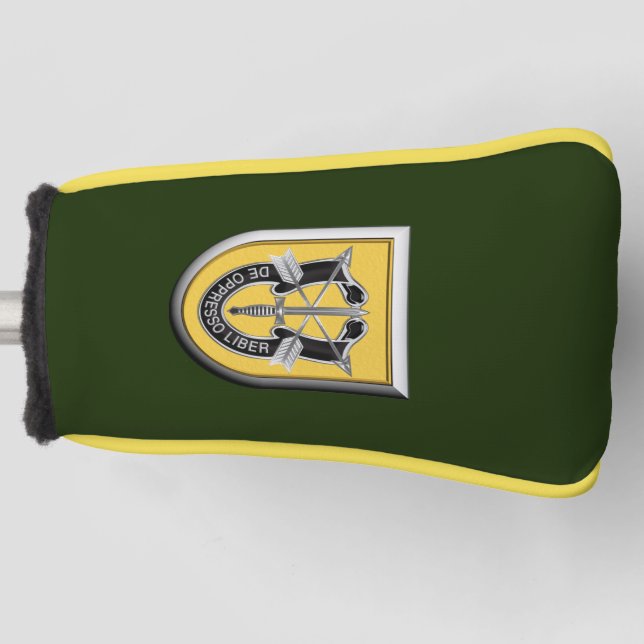 1st Special Forces Group (Airborne)  Golf Head Cover (Front)