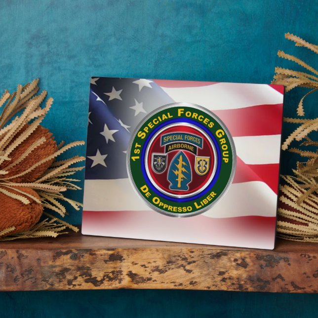 1st Special Forces Group (AIRBORNE) Plaque (Side)