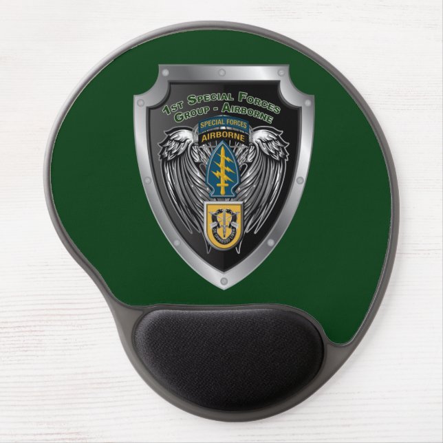 1st Special Forces Group Airborne  Shield Gel Mouse Pad (Front)