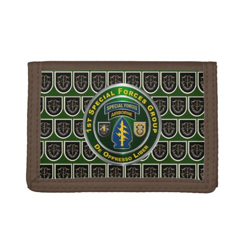 1st Special Forces Group Airborne Trifold Wallet