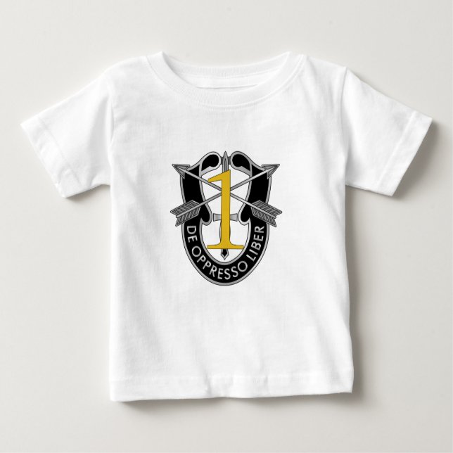 1st Special Forces Group Crest Baby T-Shirt (Front)