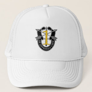 1st Special Forces Group Crest Trucker Hat
