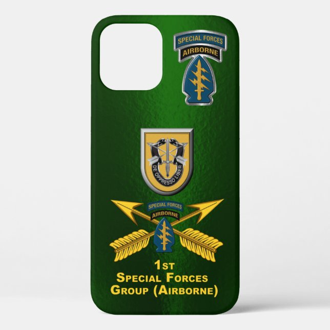 1st Special Forces Group Customized Case-Mate iPhone Case (Back)