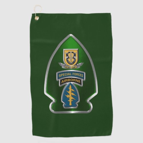 1st Special Forces Group   Golf Towel