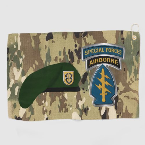 1st Special Forces Group  Golf Towel
