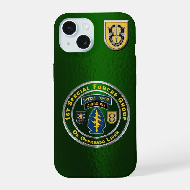 1st Special Forces Group Iphone Case (Back)
