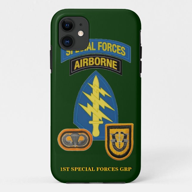 1ST SPECIAL FORCES iPHONE CASE (Back)