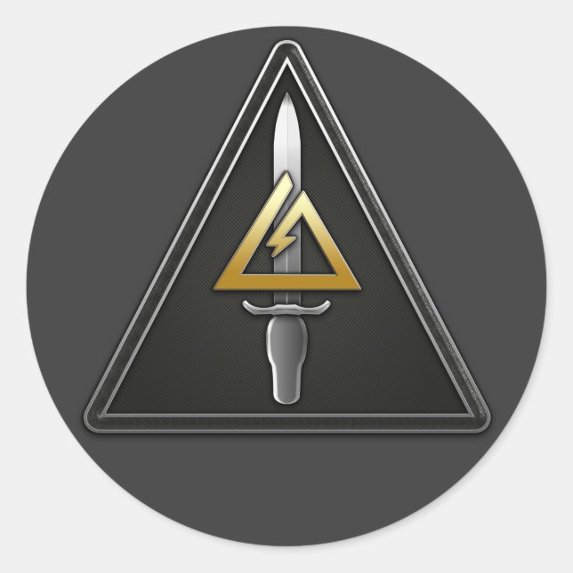 1st Special Forces Operational Detachment-Delta Classic Round Sticker (Front)