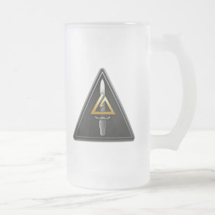 1st Special Forces Operational Detachment-Delta Frosted Glass Beer Mug