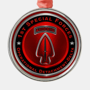 1st Special Forces Operational Detachment-Delta Metal Ornament