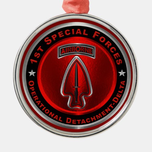 1st Special Forces Operational Detachment_Delta   Metal Ornament