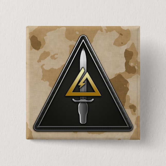 1st Special Forces Operational Detachment-Delta Pinback Button (Front)