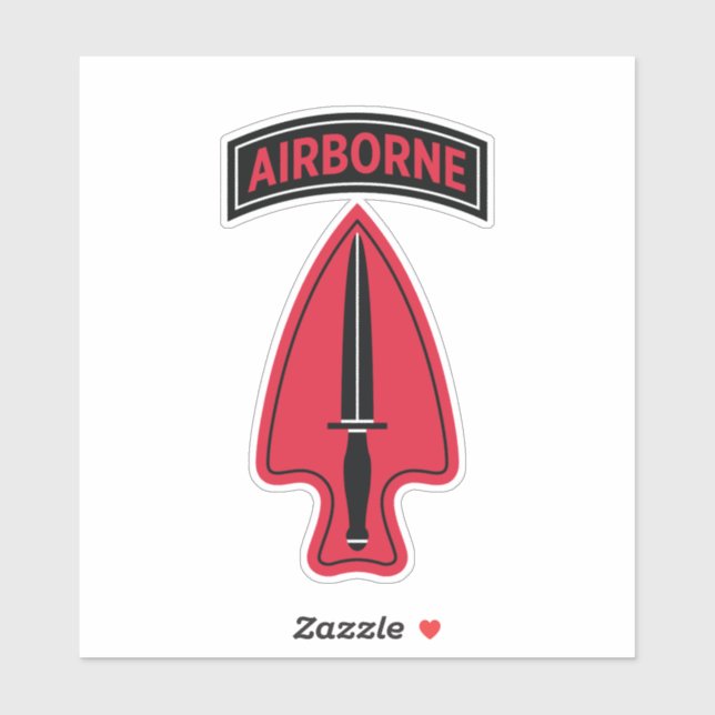 1st Special Forces Operational Detachment-Delta Sticker (Sheet)