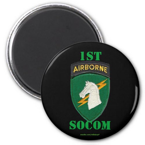 1st special operations command socom patch Magnet