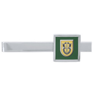 1st Special Operations Group AIRBORNE Silver Finish Tie Bar
