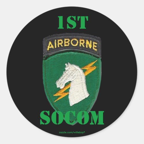 1st Special operations ops command Sticker
