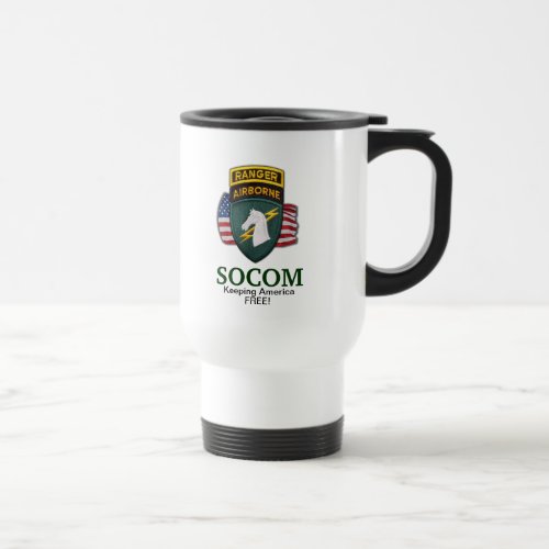 1st special ops operations command veterans socom travel mug