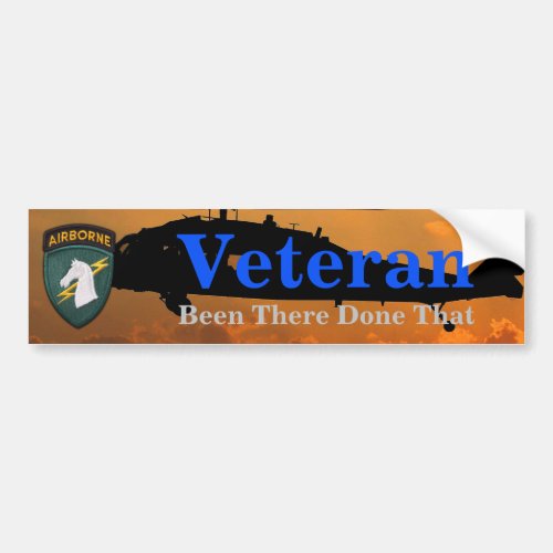 1st Special Ops SOC Delta Force Veterans Vets Bumper Sticker