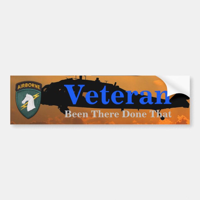 1st Special Ops SOC Delta Force Veterans Vets Bumper Sticker (Front)