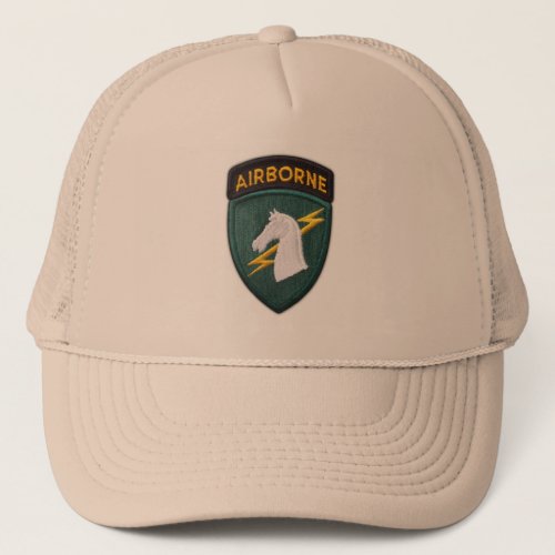1st Special Ops SOCOM USASOC Veterans Vets Trucker Hat