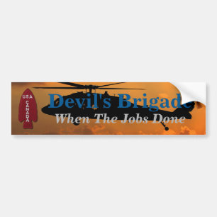 1st Special Service Force SSF Devil's Brigade Bumper Sticker