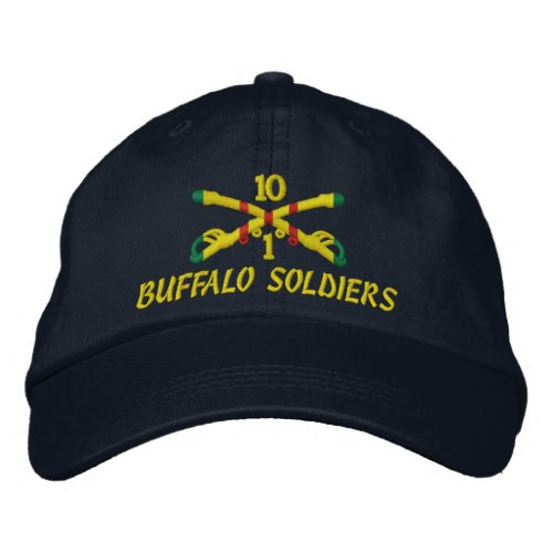 1st Sqdn 10th Cavalry Embroidered Hat