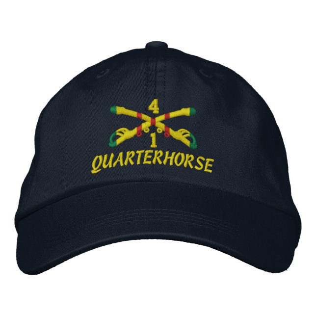 1st Sqdn., 4th Cavalry Embroidered Hat (Front)