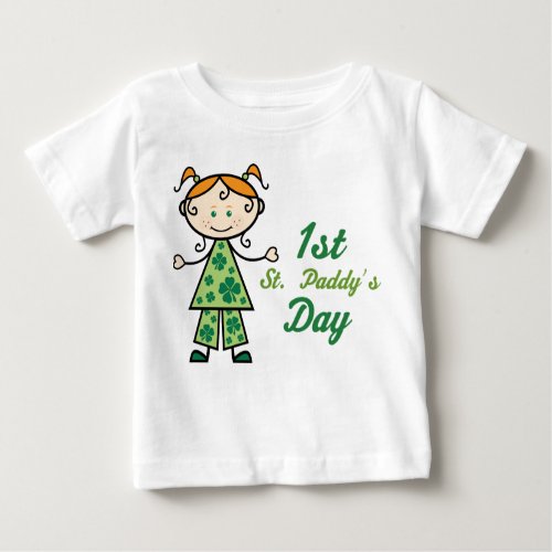 1st St Paddys Day Infant Shamrock Tee