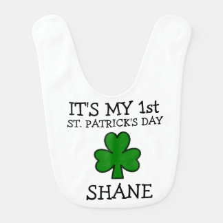 1st st patricks day baby bib bestselling