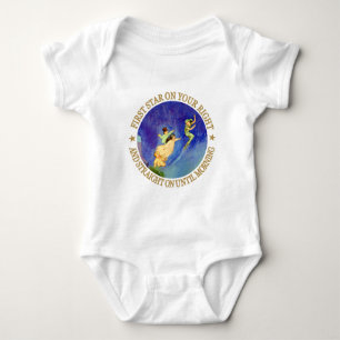 1ST STAR ON YOUR RIGHT, STRAIGHT ON UNTIL MORNING BABY BODYSUIT