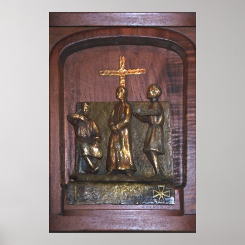 1st Station of the Cross Poster