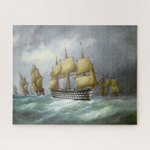 1st steam battleships 1884 jigsaw puzzle