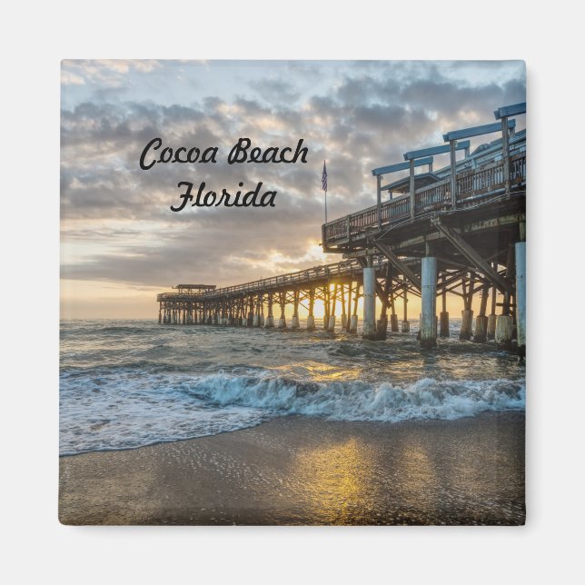 1st Sunrise 2017 Cocoa Beach Magnet (Front)