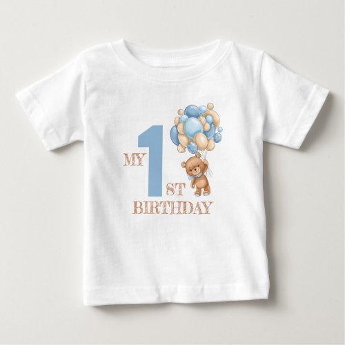 1st teddy bear picnic  baby T_Shirt