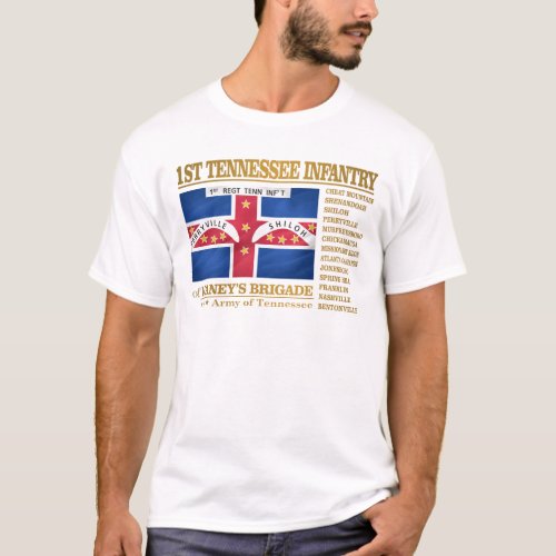 1st Tennessee Infantry BA2 T_Shirt