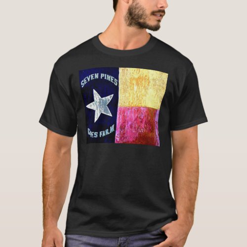 1st Texas Infantry Hoods Brigade Lone Star Flag T_Shirt