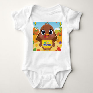 1st Thanksgiving Baby Bodysuit