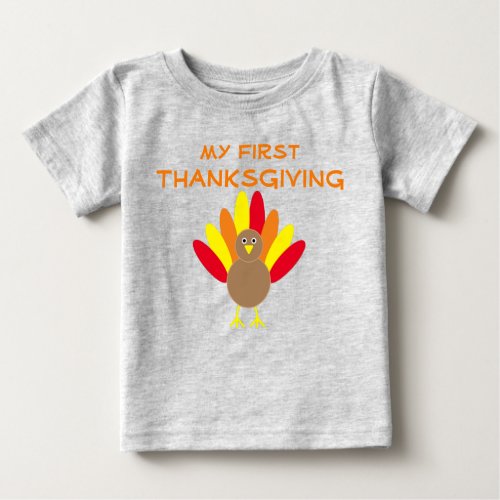 1st Thanksgiving Baby T_Shirt